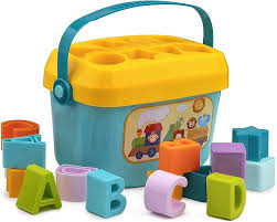 Boite A Formes Bebe Baby First Blocks 16 Pieces – Jeu Educatif Tri Formes Et Couleurs