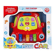 Voiture Didactique Musicale Éducative avec Lumières et Sons pour Bébé
