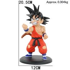 Figurine Son Goku Enfant Dragon Ball Collection 14-20 Cm – Statue Anime Pose Combat Detaillee