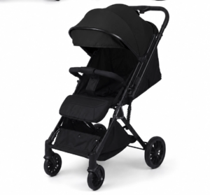 Poussette Voyage QQ1 Burbay Noire Ultra Légère et Pliable Compacte
