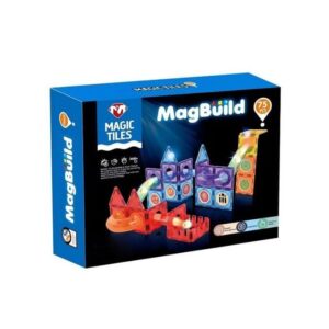 Circuit Magnétique MagBuild Magic Tiles 75 Pièces – Parcours de Billes Éducatif