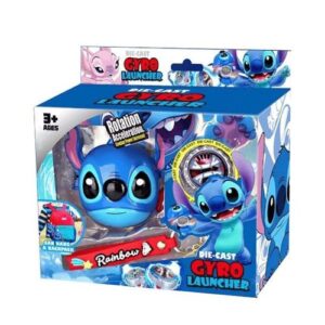 Lanceur de Toupie Stitch Gyro Launcher avec Toupie Métallique – Jouet Lilo & Stitch