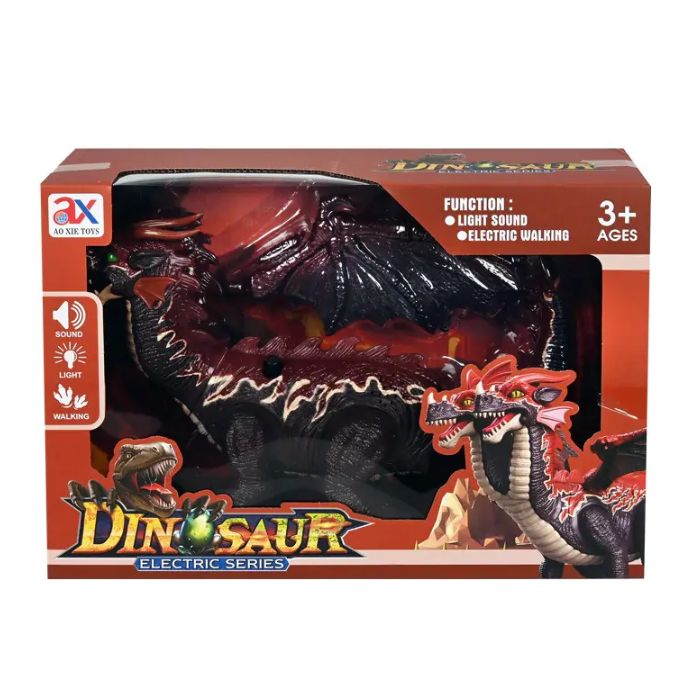Dinosaure Électrique Ax Xie Toys – Marche Automatique, Lumières et Sons