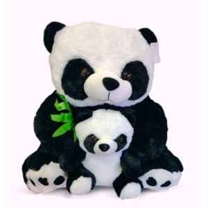 Peluche Panda Maman et Bébé – Peluche Douce Séparable pour Enfants