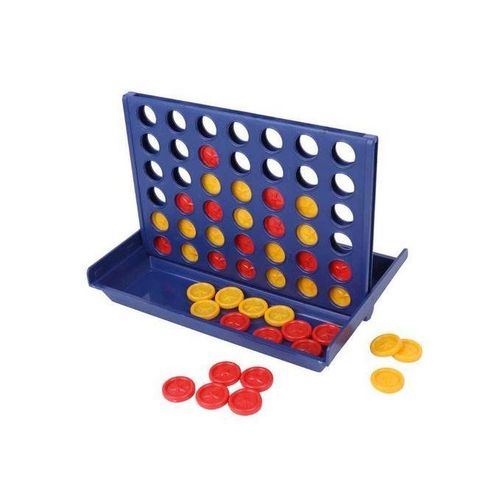 Line Up 4 - Jeu de Stratégie avec Grille Bleue et Disques Rouge & Jaune