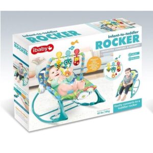 Transat Bébé Tiibaby – Transat Évolutif avec Vibrations et Jouets