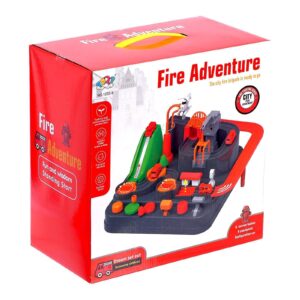Circuit Mécanique Fire Adventure Jeu de Pompiers Éducatif pour Enfants
