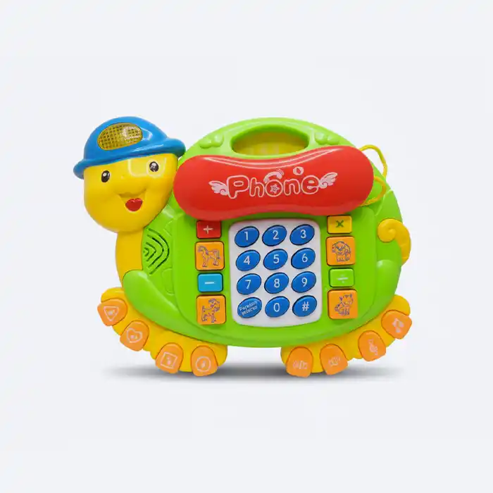 Téléphone Éducatif Tortue L&J Jouet Musical Interactif pour Enfants