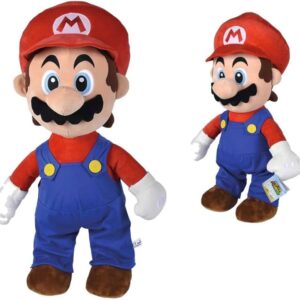 Peluche Géante Mario Simba 70 cm et 30 cm – Personnage Nintendo Officiel