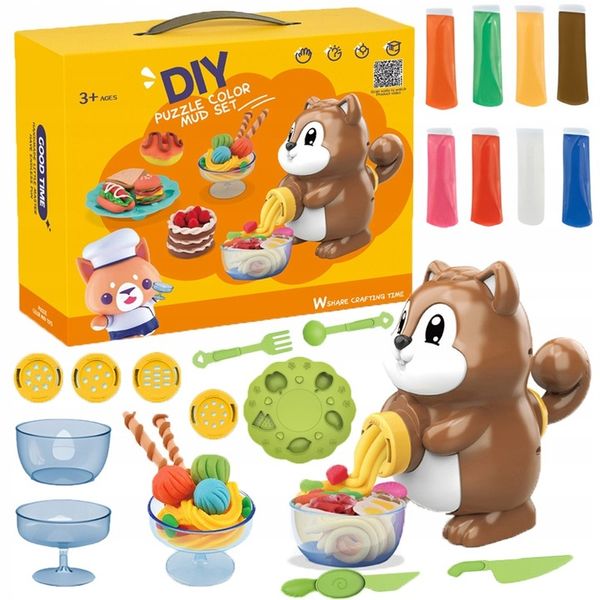Kit Pâte à Modeler DIY Puzzle Color Mud 36 Pièces