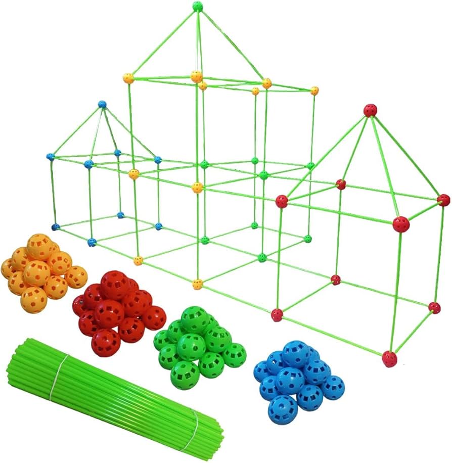 Luminous Tube 3D Blocks 68 Pièces – Kit de Construction Phosphorescent