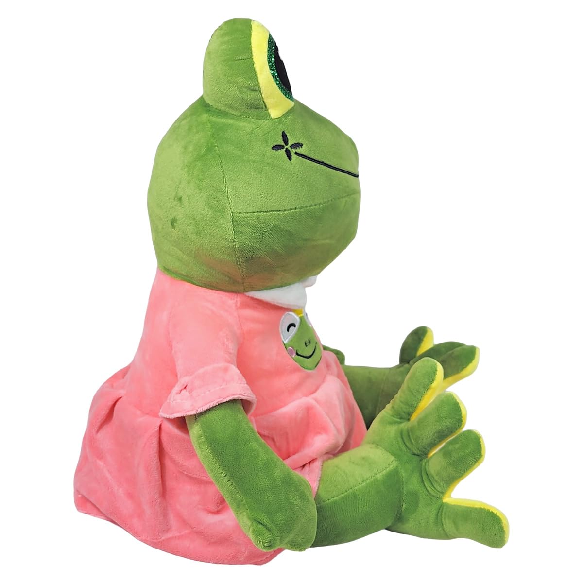 Peluche Grenouille en Robe Rose – Peluche Douce et Adorable pour Enfants
