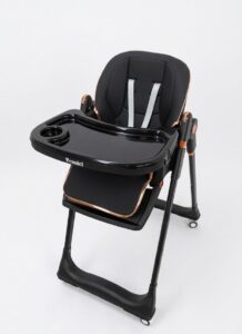 Chaise Haute Vennici 8122 Réglable et Pliable – Double Plateau et Harnais 5 Points
