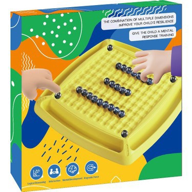 Jeu d’Échecs Magnétique Éducatif avec Billes Magnétiques
