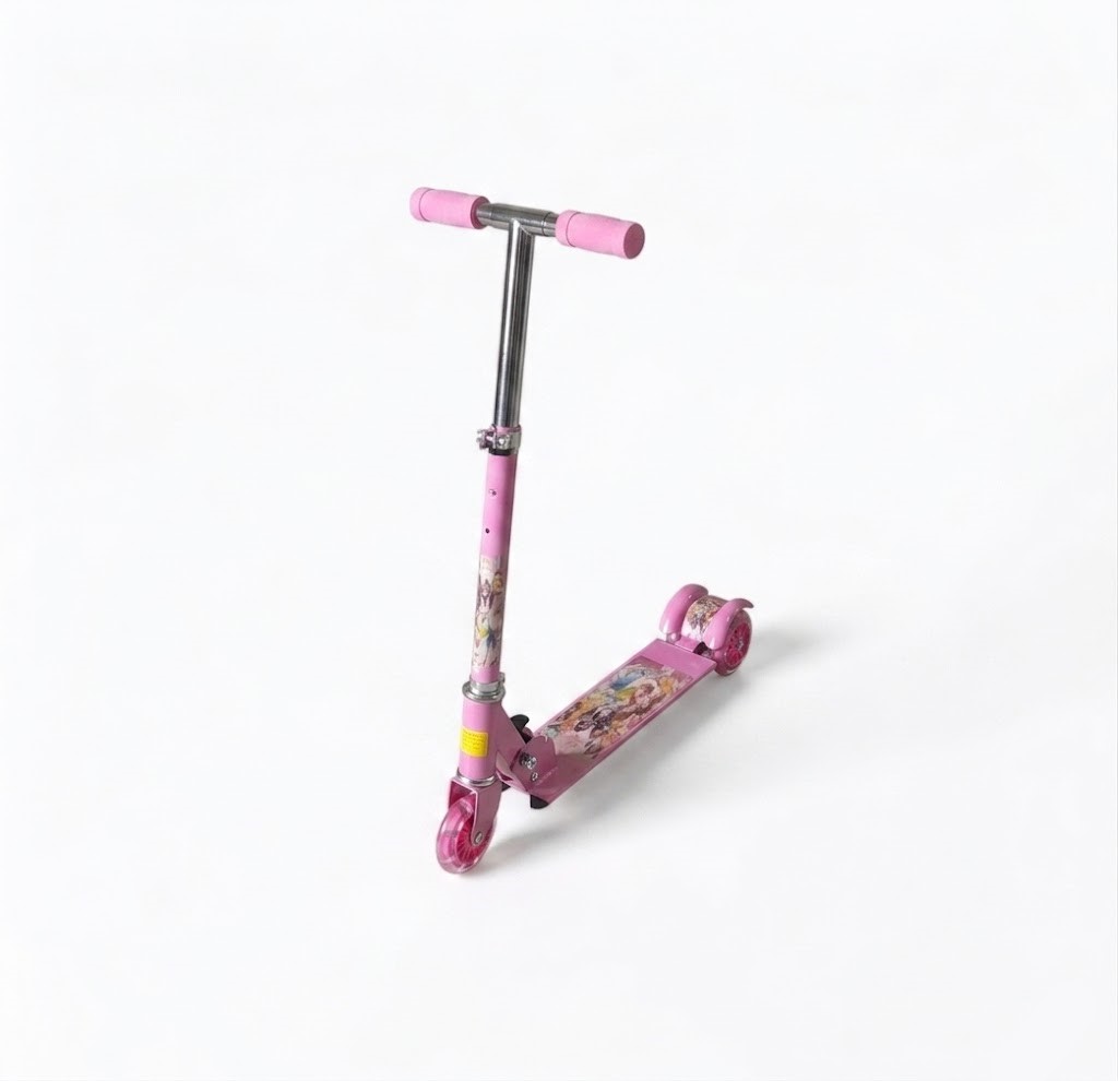 Trottinette Enfant avec Roues Lumineuses – Trottinette Métal Multicolore