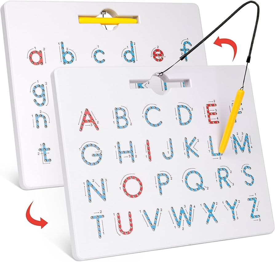 Ardoise Magnétique Alphabet Magpad Gangbo MP1828-5 – Tableau d’Apprentissage des Lettres