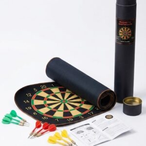 Jeu de Fléchettes Magnétiques Enroulable – Cible Double Face avec Fléchettes Sécurisées