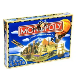 Monopoly Édition Merveilles du Monde Jeu de Société Familial