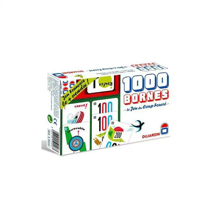 1000 Bornes Dujardin – Jeu de Cartes de Société Classique