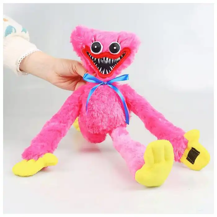 Peluche Huggy Wuggy Rose – Personnage Poppy Playtime en Peluche Douce