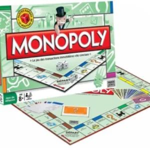 Monopoly Classique – Jeu de Société Immobilier 2 à 8 Joueurs