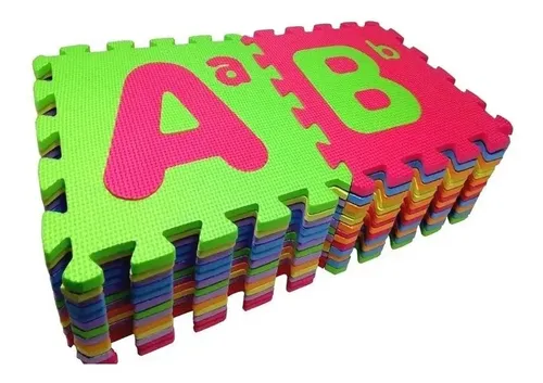 Tapis Puzzle Alphabet en Mousse EVA – Tapis Éducatif Emboîtable pour Enfants