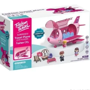 Avion Fashion Travel KD Transformable avec Figurines et Accessoires