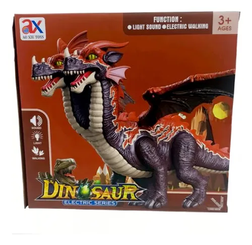 Dinosaure Électrique Ax Xie Toys – Marche Automatique, Lumières et Sons