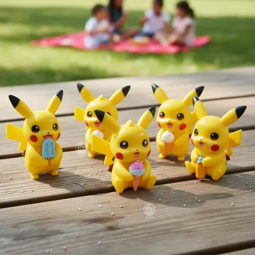 Figurines Pikachu Pokémon en PVC – Collection Décorative et Cadeau pour Fans