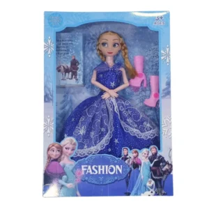 Poupée Mannequin Fashion Elsa La Reine des Neiges – Robe Scintillante Bleue