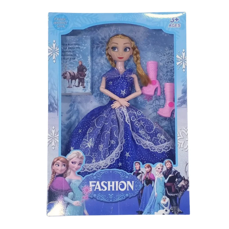 Poupée Mannequin Fashion Elsa La Reine des Neiges – Robe Scintillante Bleue