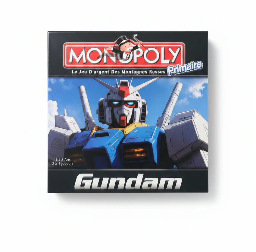 Monopoly Gundam Primaire Jeu de Société Éducatif pour Enfants