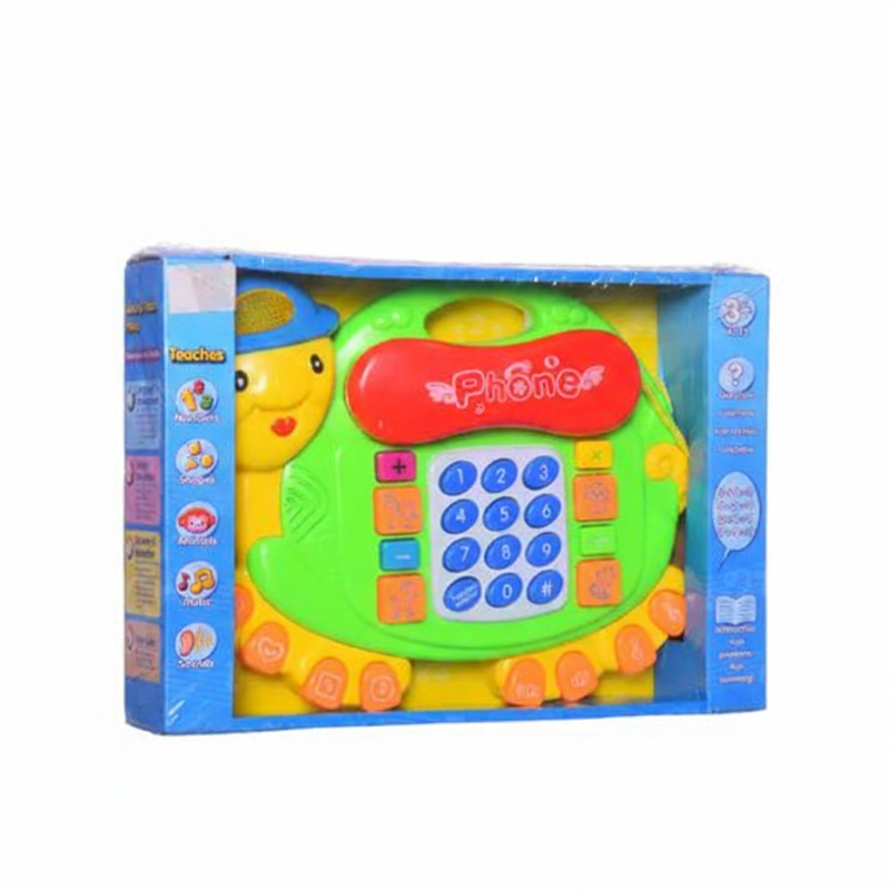 Téléphone Éducatif Tortue L&J Jouet Musical Interactif pour Enfants