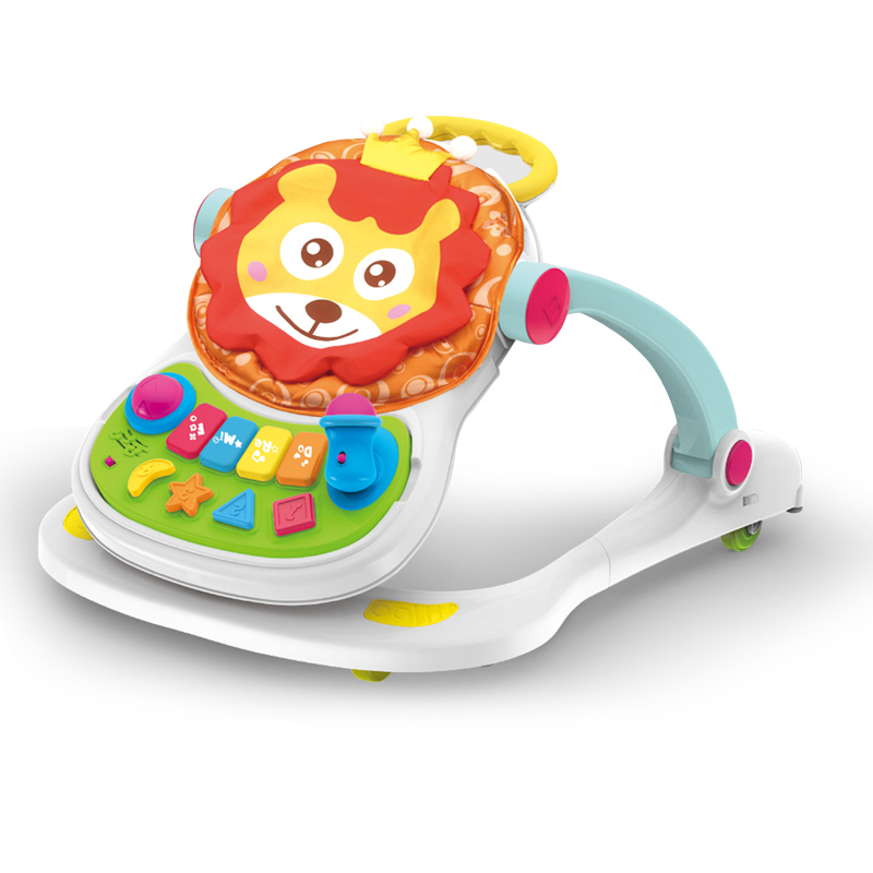 Trotteur Multifonction Huanger 4 en 1 – Trotteur Évolutif Bébé Centre d’Activités