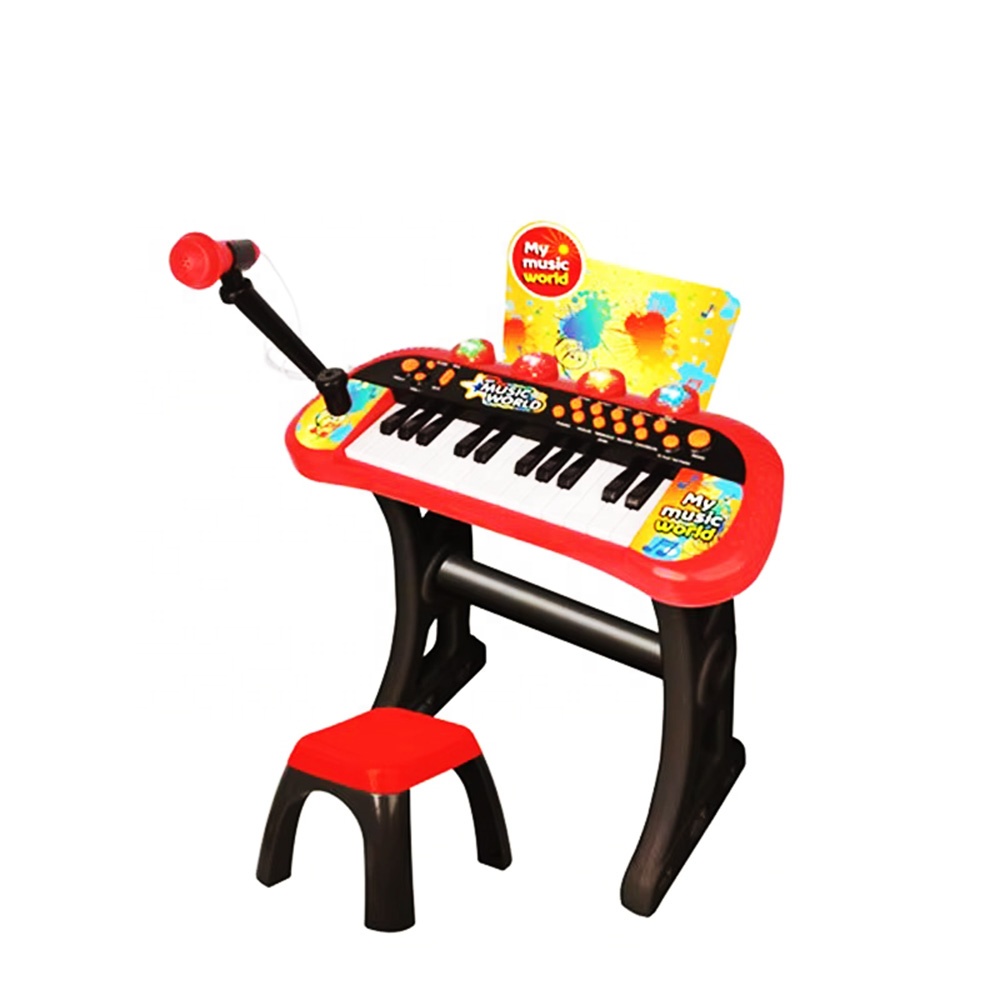 Clavier Électronique Enfant My Music World avec Tabouret et Microphone
