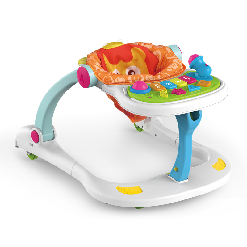 Trotteur Multifonction Huanger 4 en 1 – Trotteur Évolutif Bébé Centre d’Activités