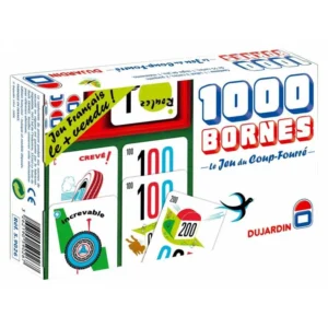 1000 Bornes Dujardin – Jeu de Cartes de Société Classique