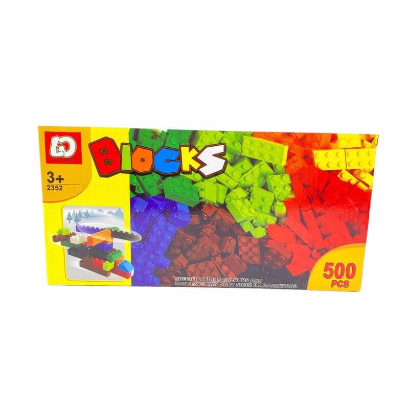 Classic Blocks 500 Pièces – Blocs de Construction Créatifs pour Enfants