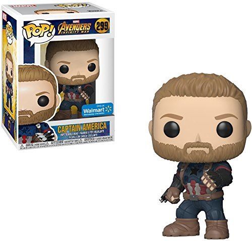Figurine Funko Pop Captain America Marvel – Figurine de Collection avec Bouclier