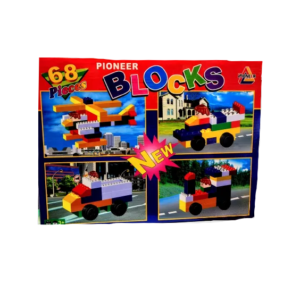 Pioneer Blocks 68 Pièces Jeu de Construction Véhicules pour Enfants