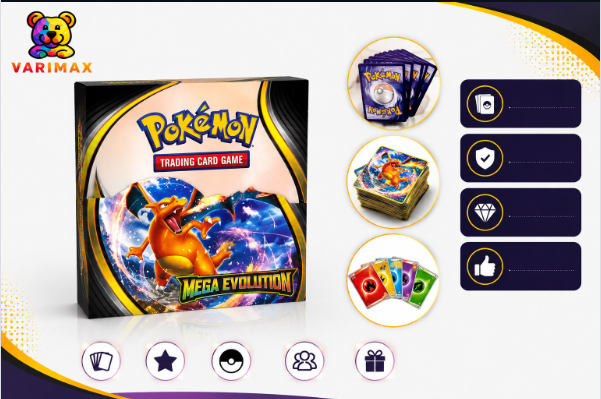 Pokémon TCG Mega Evolution – Coffret Cartes de Collection 60 Pièces