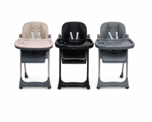 Chaise Haute Burbay AG554 Pliable et Réglable – Avec Plateau Amovible et Harnais de Sécurité