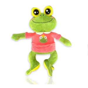 Peluche Grenouille en Robe Rose – Peluche Douce et Adorable pour Enfants
