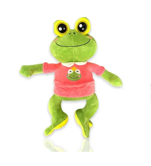 Peluche Grenouille en Robe Rose – Peluche Douce et Adorable pour Enfants
