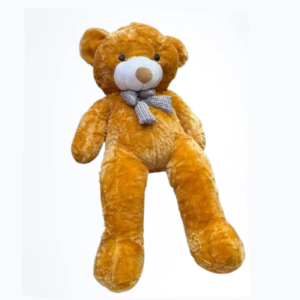 Ours en Peluche Géant 120 cm Marron – Grand Teddy Bear avec Nœud Papillon