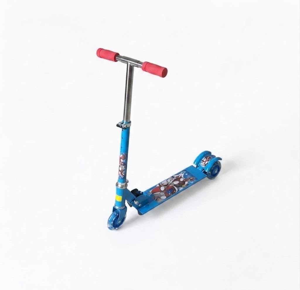 Trottinette Enfant avec Roues Lumineuses – Trottinette Métal Multicolore