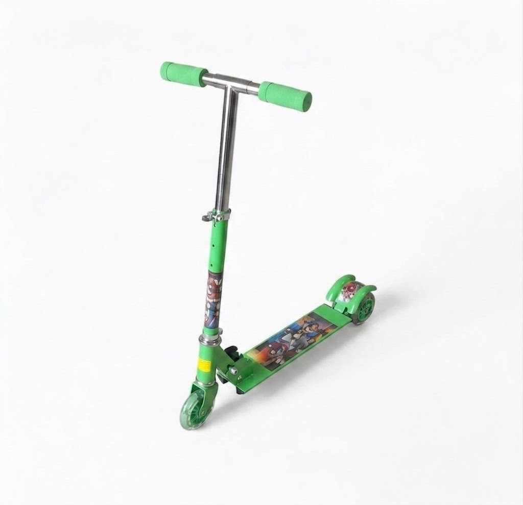 Trottinette Enfant avec Roues Lumineuses – Trottinette Métal Multicolore