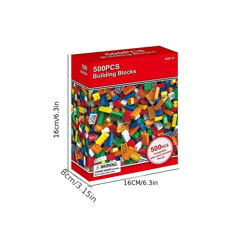 Blocs de Construction Hualian 500 Pièces – Briques Compatibles pour Enfants