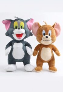 Peluche Tom et Jerry 30 cm – Peluche Douce et Confortable pour Enfants