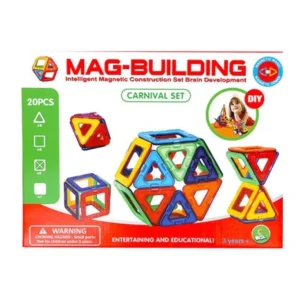 MAGBUILDING Carnival Set 24 Pièces – Jeu de Construction Magnétique